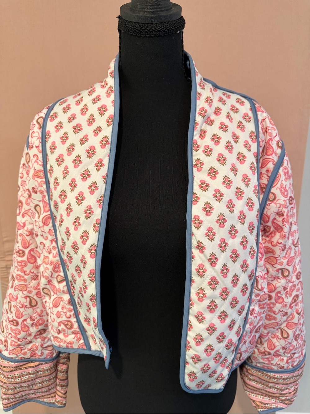 Quilted reversible printed Women's Jacket